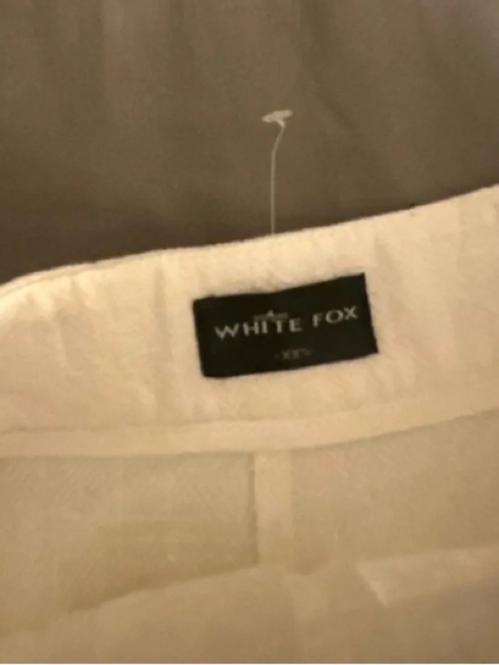 White Fox Boutique White Mini Linen Skort